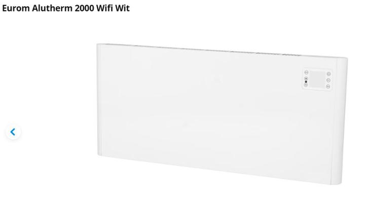 Convector kachel Eurom, Doe-het-zelf en Verbouw, Verwarming en Radiatoren, Zo goed als nieuw, Kachel, 800 watt of meer, 30 tot 80 cm