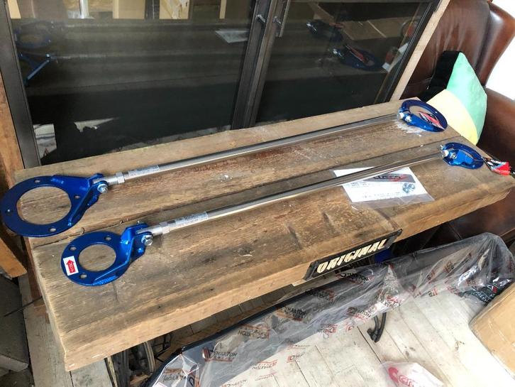 Cusco Front + rear veerpootbrug strutbar - Toyota Starlet, Auto diversen, Tuning en Styling, Ophalen of Verzenden