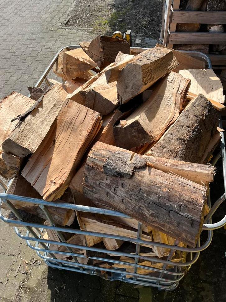 Haardhout / Kachelhout / Brandhout eiken en beuken, Tuin en Terras, Haardhout, Blokken, Eikenhout, 6 m³ of meer, Ophalen of Verzenden