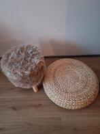 Zeer nette poefjes bij kwantum en ikea vandaan, Ophalen, Minder dan 50 cm, Rond, Minder dan 50 cm