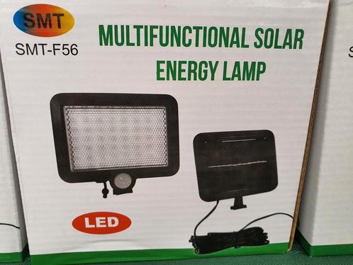 Solarlamp met bewegingssensor en LED's wit (NIEUW), Tuin en Terras, Buitenverlichting, Nieuw, Overige typen, Kunststof, Minder dan 50 watt
