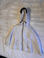 Falcon winterjas wit maat 140, Kinderen en Baby's, Kinderkleding | Maat 140, Meisje, Falcon, Ophalen of Verzenden, Zo goed als nieuw
