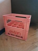 Vintage EVIAN krat, bijzettafeltje, Ophalen, 50 tot 100 cm, Minder dan 50 cm, Minder dan 50 cm