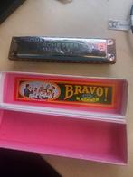 Vintage Hohner Bravo Mondharmonica 1940, Gebruikt, Overige typen, Ophalen of Verzenden, Met koffer of doosje