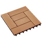 Terrastegels 30x30 cm 1 m² HKC teakkleur 11 st gratis bezrgd, Tuin en Terras, Tegels en Klinkers, Nieuw, Kunststof, Ophalen of Verzenden