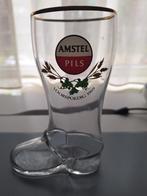 Kleine Amstel bierglas-laars ( 15,9 cm ), Ophalen, Zo goed als nieuw, Glas of Glazen, Amstel