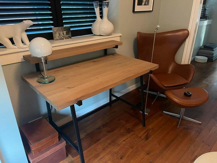 Massief licht eiken bureau Matan Scapa, Huis en Inrichting, Complete inboedels, Ophalen