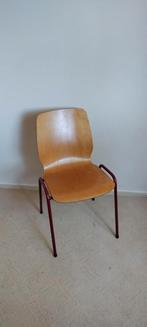 Vintage Schoolstoel, Huis en Inrichting, Stoelen, Gebruikt, School, Bruin, Ophalen of Verzenden