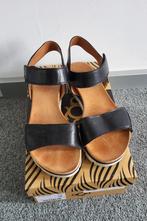 Zwarte leren Aqa sandalen zwart - maat 38, Kleding | Dames, Schoenen, Ophalen, Zwart, Aqa, Sandalen of Muiltjes