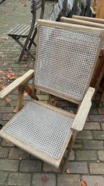 3 tuinstoelen, Tuin en Terras, Ophalen, Gebruikt, Rotan
