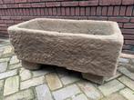 Bentheimer zandsteen bloembak / trog, Tuin en Terras, Bloembakken en Plantenbakken, Ophalen of Verzenden, Zo goed als nieuw