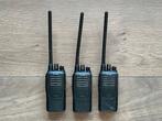 3x Icom IC-F1000 VHF met accu’s, opladers en progr.kabel, Telecommunicatie, Portofoons en Walkie-talkies, Gebruikt, 5 tot 15 km