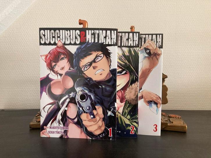 Succubus & Hitman 1 2 3 Manga, Boeken, Strips | Comics, Zo goed als nieuw, Complete serie of reeks, Japan (Manga), Ophalen of Verzenden