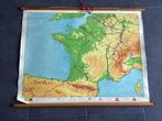 Schoolkaart Frankrijk, Ophalen of Verzenden, Aardrijkskunde