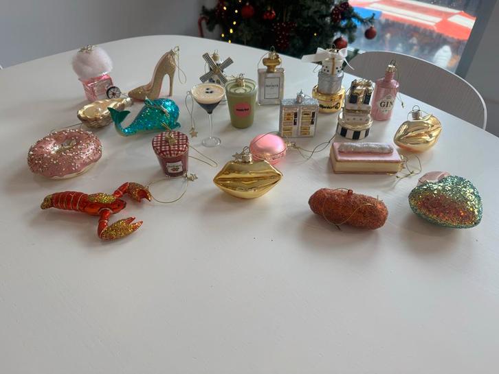 Vondels kerstornamenten set, Diversen, Kerst, Zo goed als nieuw, Ophalen