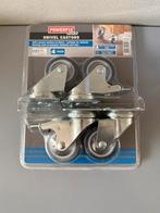 Powerfix set 4 zwenkwielen, Ophalen of Verzenden, Nieuw