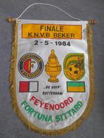 Wedstrijdvaan Feyenoord - Fortuna Sittard Bekerfinale 1984, Ophalen of Verzenden, Zo goed als nieuw, Feyenoord, Vaantje of Sjaal