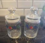 Boerenbont glazen voorraad potten, Ophalen of Verzenden