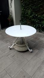 IJzeren tuintafel, Tuin en Terras, Tuintafels, Ophalen, Gebruikt, Rond, Metaal