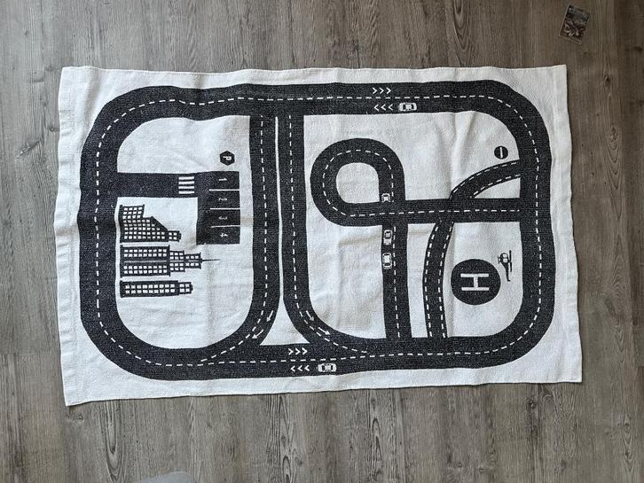 Vloerkleed met wegen (katoen), Kinderen en Baby's, Speelgoed | Speelkleden, Gebruikt, Ophalen