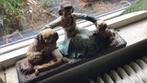 Beeld Arnova dame met 2 King Charles spaniels nr.338 artdeco, Antiek en Kunst, Ophalen of Verzenden