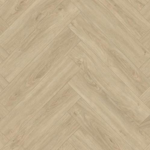Restant PVC vloer Therdex Rustique visgraat 7551, 2 pakken, Huis en Inrichting, Stoffering | Vloerbedekking, Nieuw, Overige typen