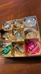 Oude antieke kerstversiering kerst kerstballen 9 stuks, Diversen, Kerst, Ophalen, Gebruikt