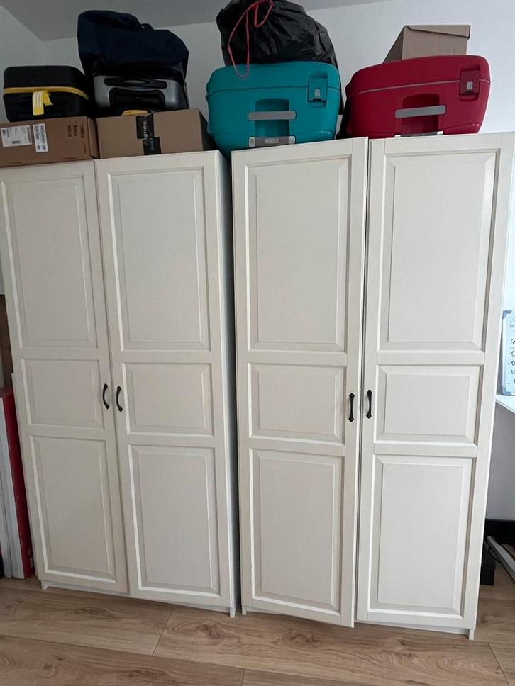 2 IKEA PAX kasten, Huis en Inrichting, Kasten | Kledingkasten, Gebruikt, 200 cm of meer, 100 tot 150 cm, 50 tot 75 cm, Met deur(en)