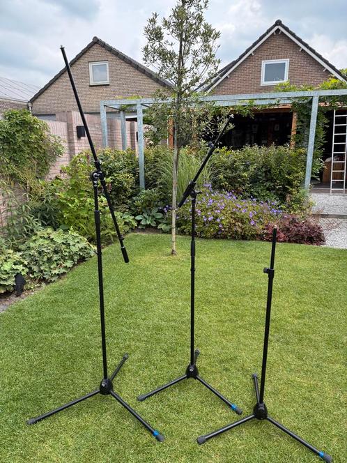 3x Microfoon Standaard K&M en Bose, Muziek en Instrumenten, Standaards, Gebruikt, Instrumentstandaard, Microfoon, Ophalen