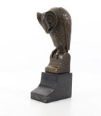 Bronzen uil art deco, Antiek en Kunst, Ophalen