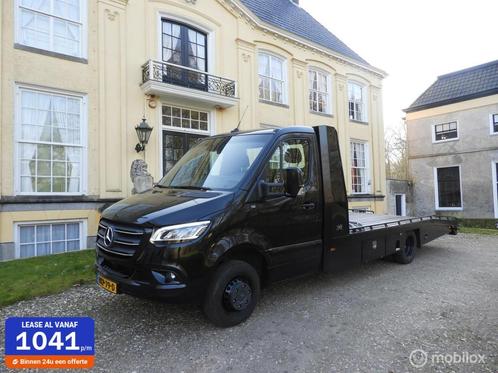 Mercedes Sprinter 519 V6 Tijhof Oprijwagen, Auto's, Bestelauto's, Bedrijf, Te koop, ABS, Airconditioning, Alarm, Boordcomputer