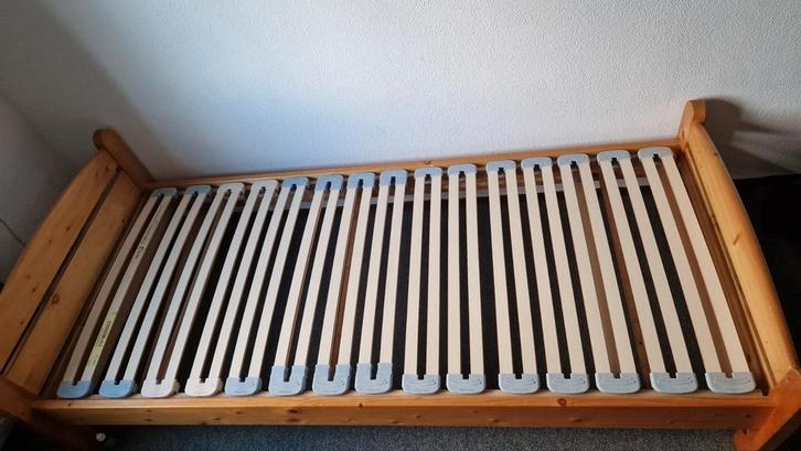 RecorBedding lattenbodem 90x210 cm - verstelbaar, Huis en Inrichting, Slaapkamer | Bedden, Gebruikt, Eenpersoons, 90 cm, 210 cm