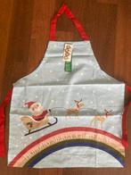 Kerstdiner schort kerstman arreslee rendier kinderschort, Huis en Inrichting, Keuken | Textiel, Ophalen of Verzenden, Nieuw, Wit