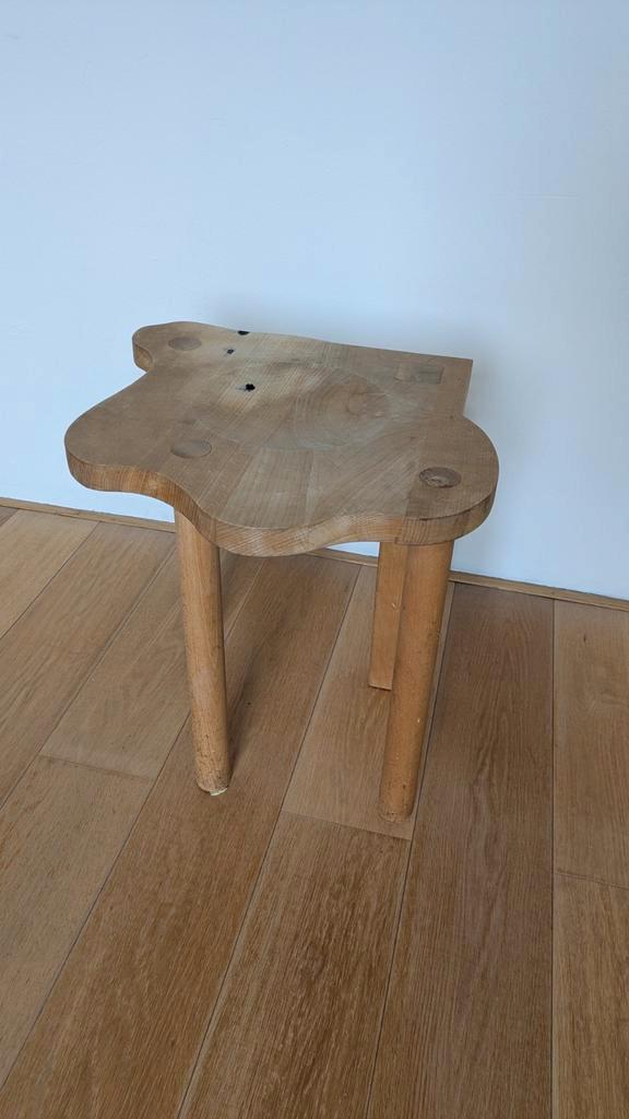 E.R.A. Herbst design kruk uit de jaren '80/'90, Huis en Inrichting, Krukjes, Gebruikt, Hout, Ophalen