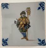 Tegel Harlingen Drinkende Man en Rattenvanger Makkum PPSTK!, Verzenden