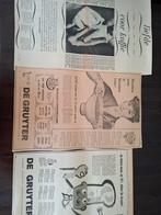 3 advertenties van de Gruyter in goede staat, Ophalen of Verzenden, Zo goed als nieuw, Reclamebord