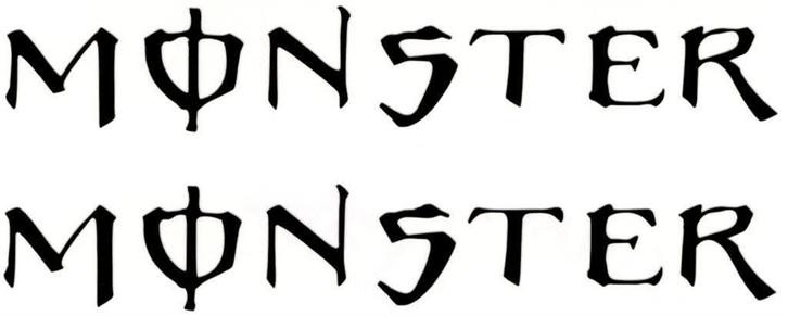 Monster Energy sticker set #11, Motoren, Accessoires | Stickers, Ophalen of Verzenden