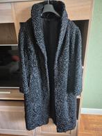 Zwarte bontjas maat L - Perfect voor de boerenbruiloft!, Zwart, Maat 42/44 (L), Ophalen of Verzenden, Onbekend