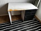 Bureau 75x110 met 2 lades en een kastje, Huis en Inrichting, Kasten | Ladekasten, Ophalen, Gebruikt, 100 tot 150 cm, 1 of 2 laden