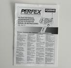 Kyosho Perfex handleiding rc modelbouw