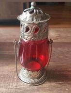 Antiek windlicht / graflamp
Gekleurd glas, Ophalen of Verzenden, Zo goed als nieuw, Overige materialen, Minder dan 25 cm