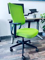 2 groene bureaustoelen, Ophalen, Zo goed als nieuw, Groen, Bureaustoel