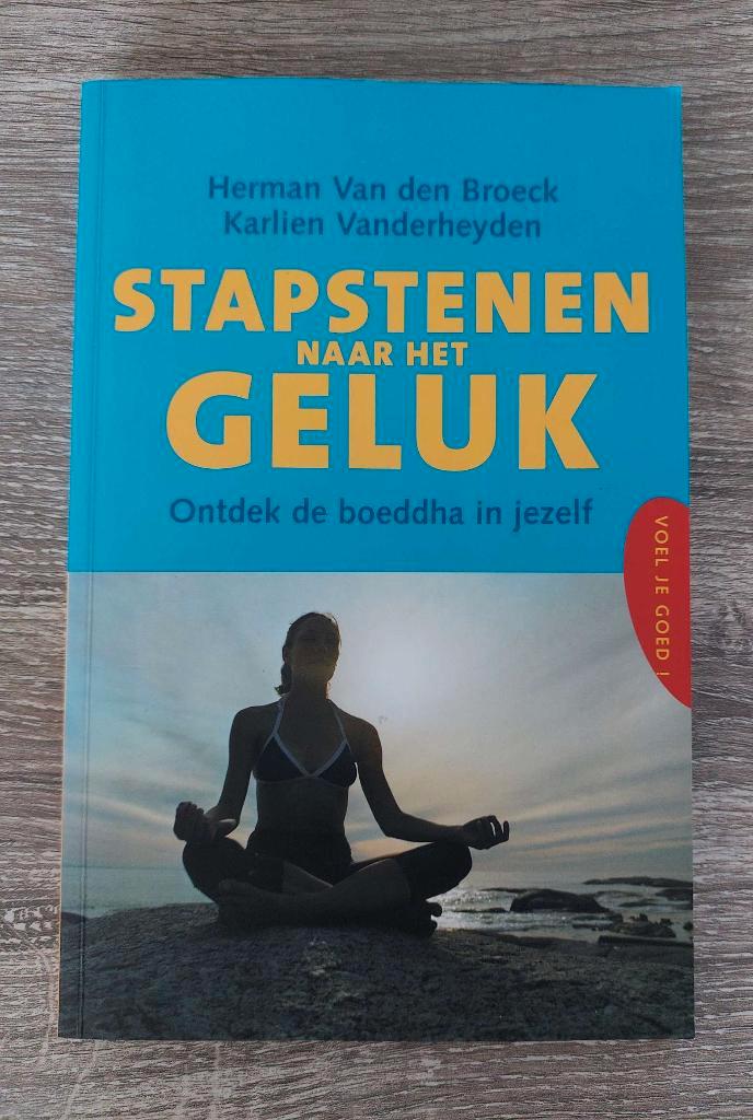 Herman van den Broeck - Stapstenen naar het geluk, Boeken, Esoterie en Spiritualiteit, Zo goed als nieuw, Achtergrond en Informatie