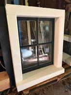 2 Kozijnen - Kiepraam & Vast Raam - Enkel Glas, Doe-het-zelf en Verbouw, Ophalen, Gevelraam of Ruit, Gebruikt, Minder dan 80 cm