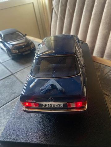Modelauto Mercedes 500 SEL met LED licht beschikbaar voor biedingen