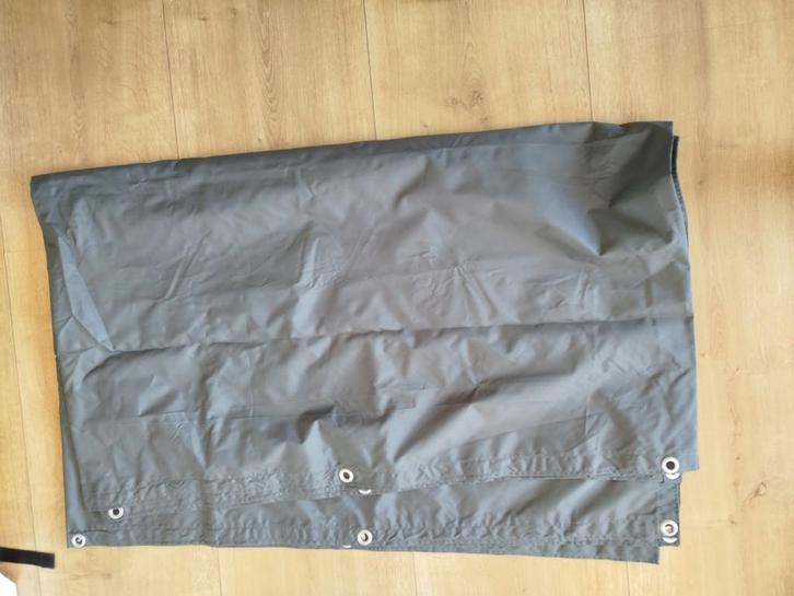 Schaduwdoek - antraciet 1x gebruikt, Tuin en Terras, Schaduwdoeken, Zo goed als nieuw, Ophalen of Verzenden