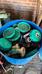 partij ibc onderdelen kraantjes, doppen., 150 liter of meer, Ophalen of Verzenden, Kunststof