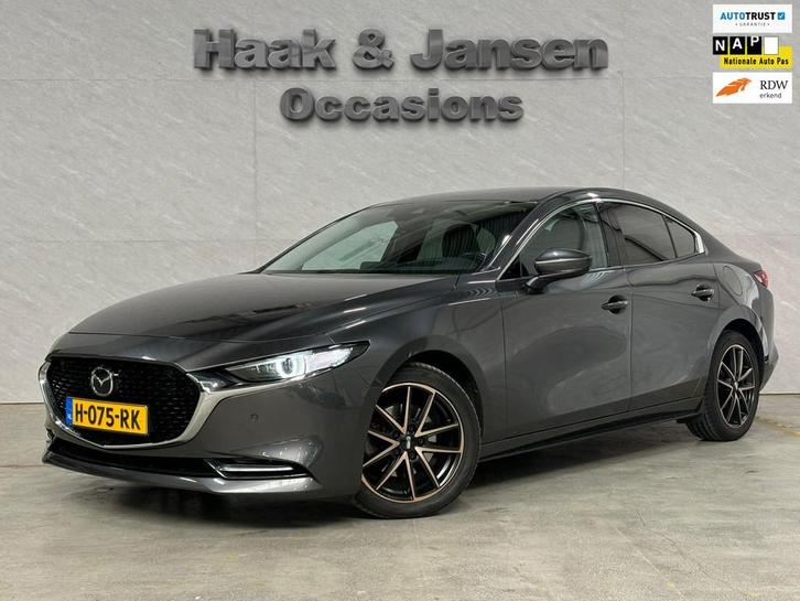 Mazda 3 2.0 e-SkyActiv-X M Hybrid 180 Luxury Bose Leder, Auto's, Mazda, Bedrijf, Te koop, ABS, Achteruitrijcamera, Adaptive Cruise Control