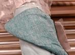 8.70m aqua kleur gordijnstof semi verduisterend €75 hele rol, Ophalen of Verzenden, Nieuw