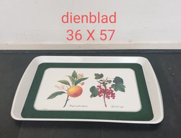 Vintage Dienblad met Fruitmotief beschikbaar voor biedingen